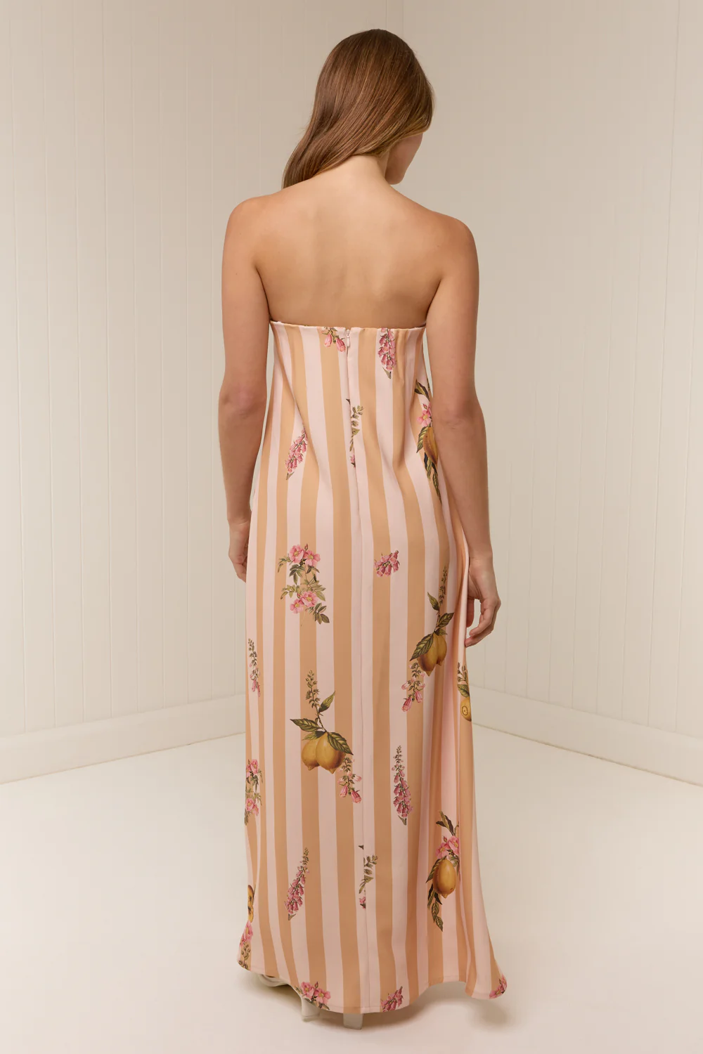 Alessia Dress Citrus Stripe - Image 4