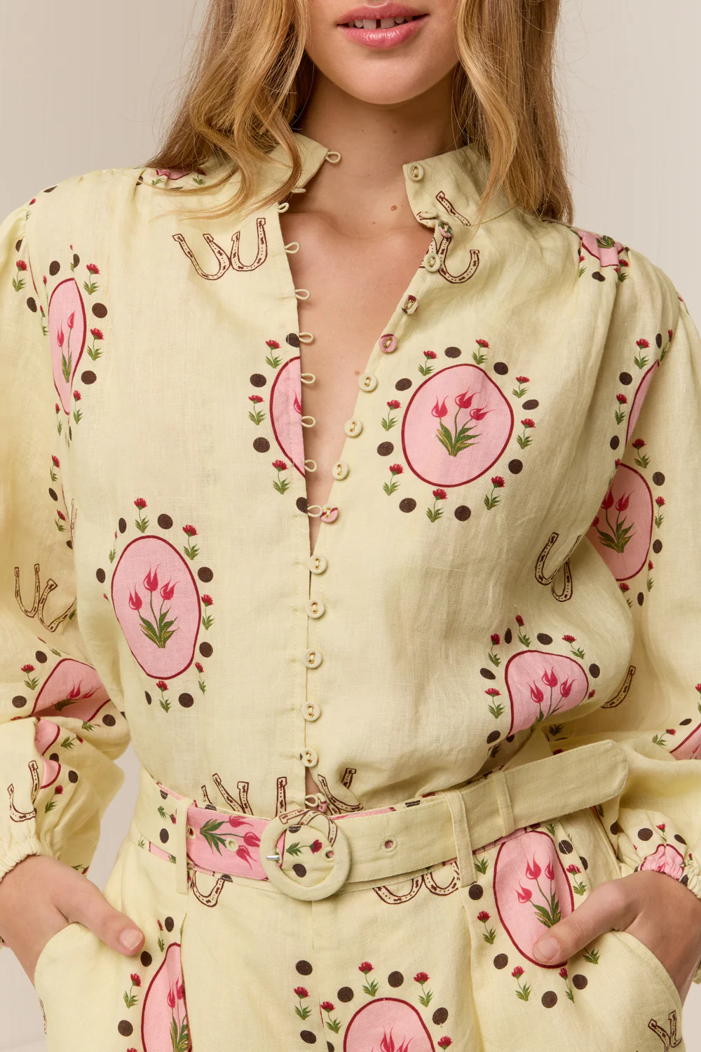 Bella Blouse Savanna Tile - Image 6