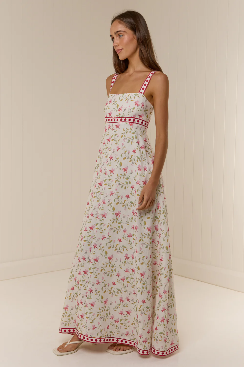 Belle Dress Pink Petals - Image 3