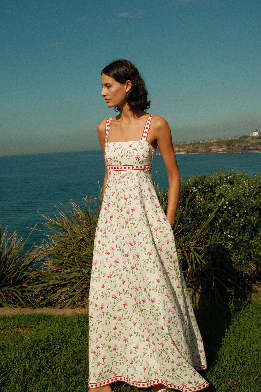 Belle Dress Pink Petals - Image 6