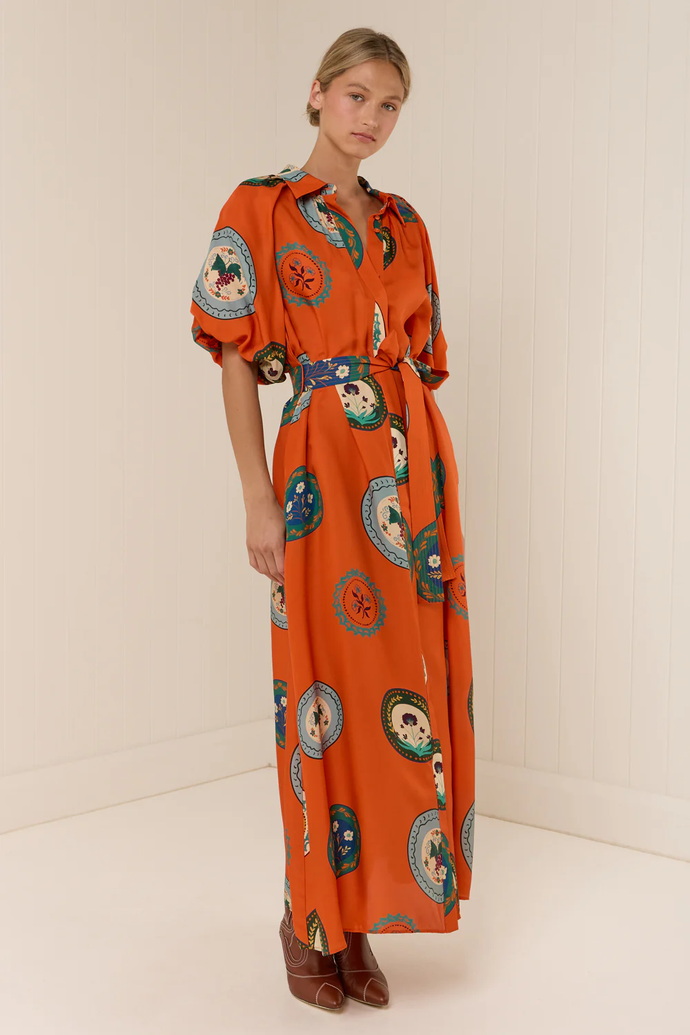 Carla Dress Orange Plates - Image 3