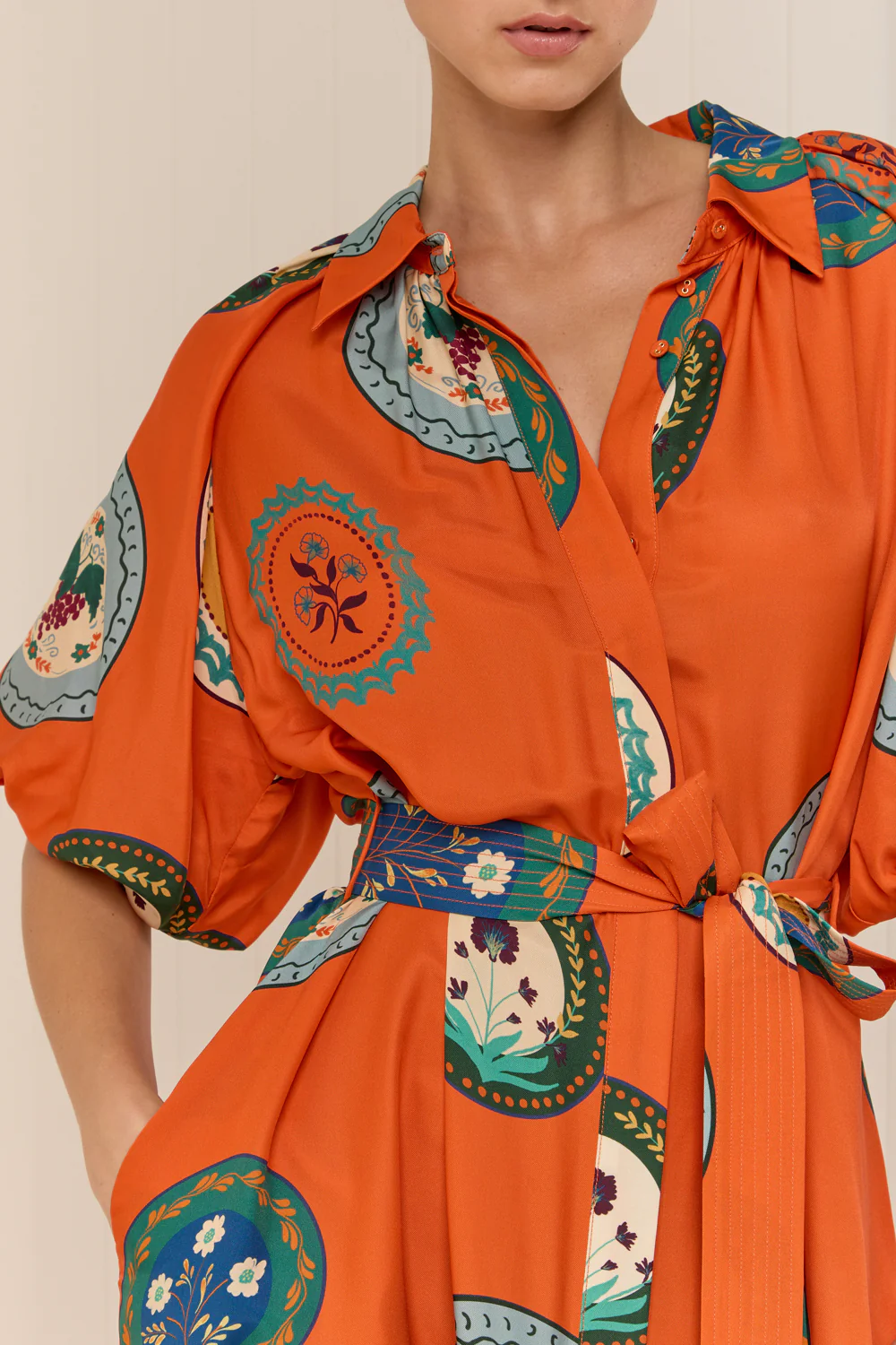 Carla Dress Orange Plates - Image 5
