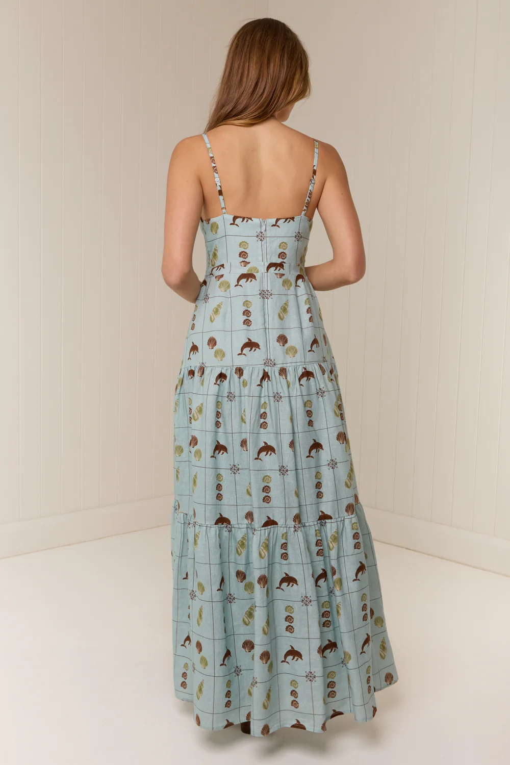 Celine Maxi Dress Seashell Tile - Image 4
