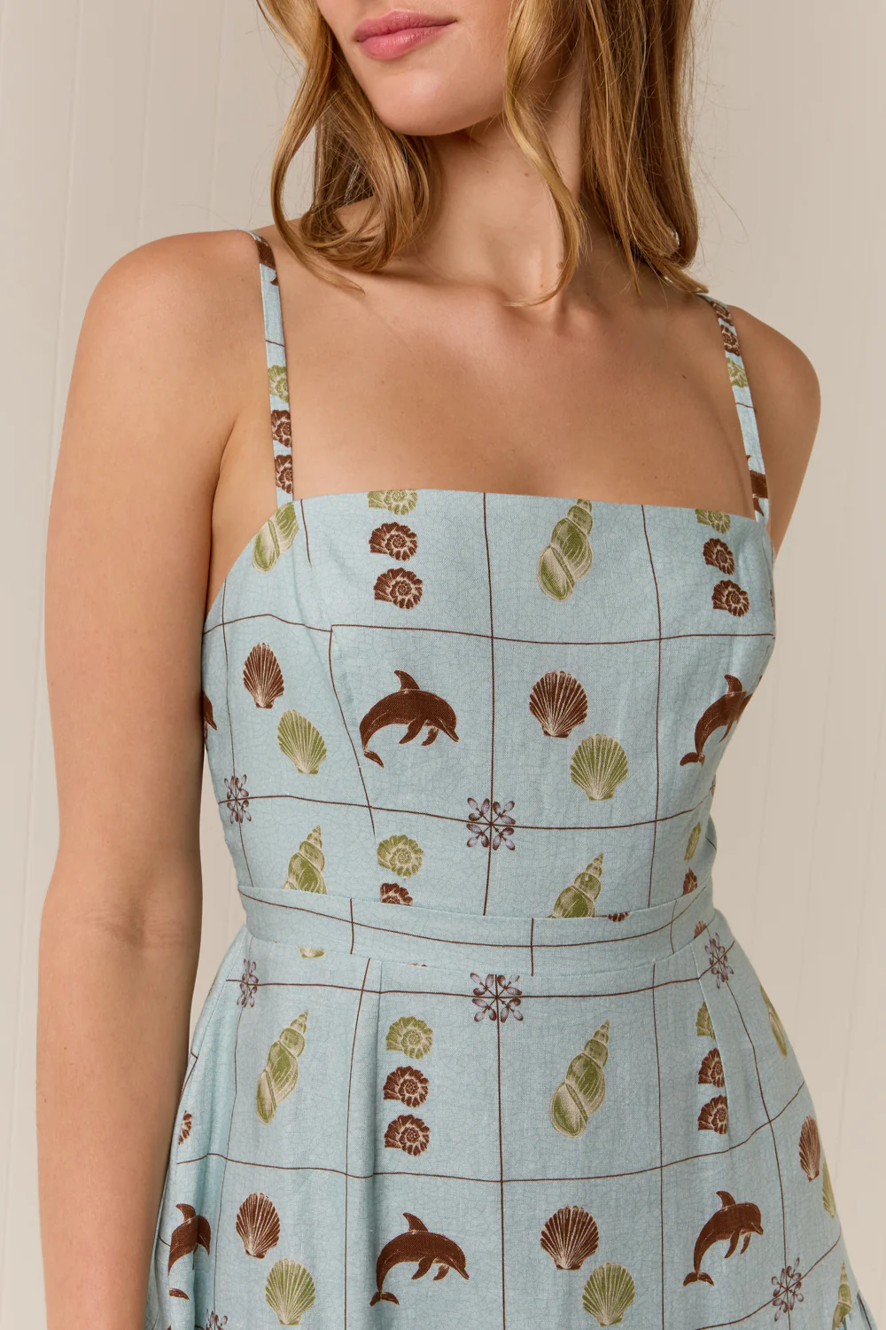 Celine Maxi Dress Seashell Tile - Image 5