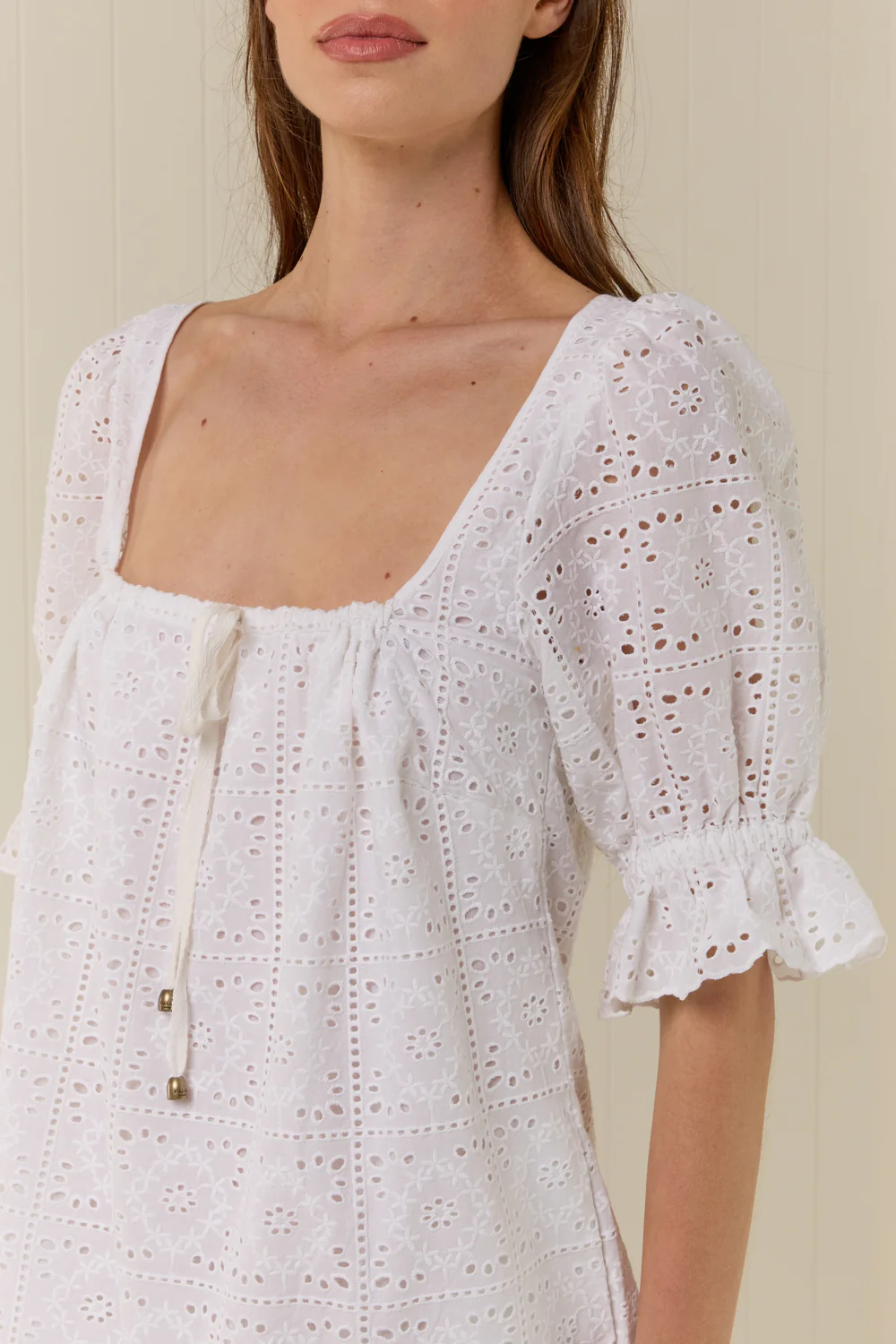 Cruise Mini Dress White - Image 5