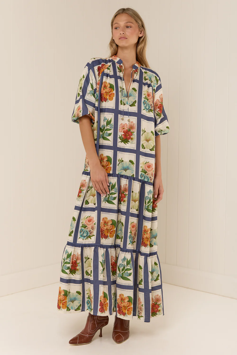 Dutton Dress Vintage Botanical - Image 8