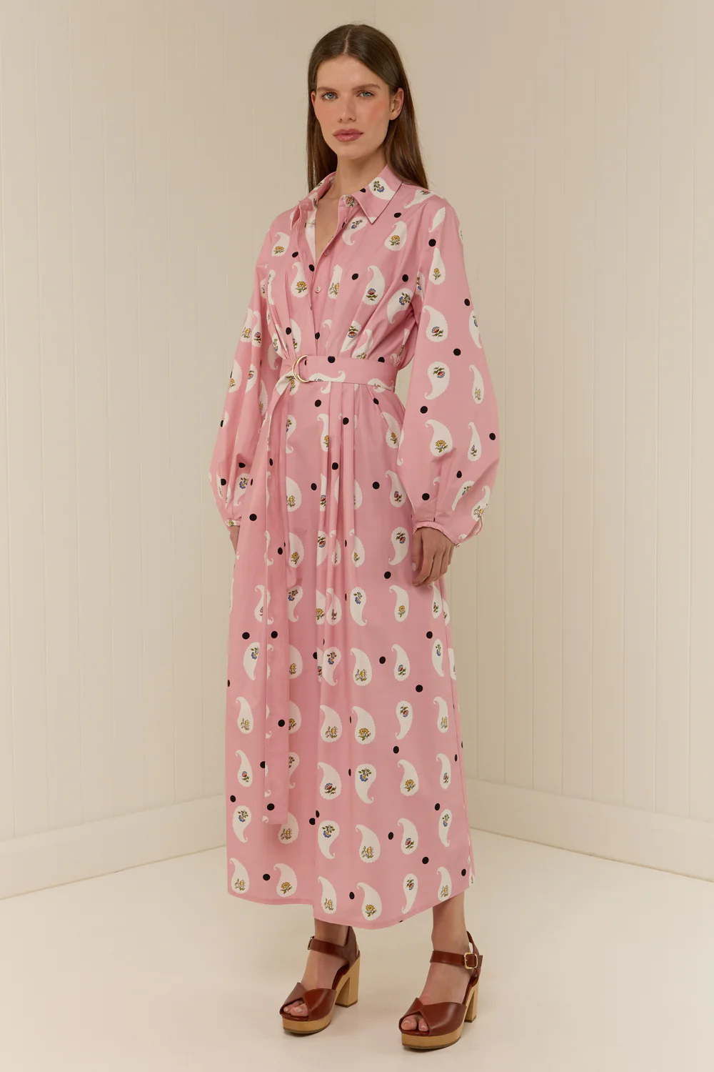 Emily Shirt Dress Bicheno Paisley - Image 3