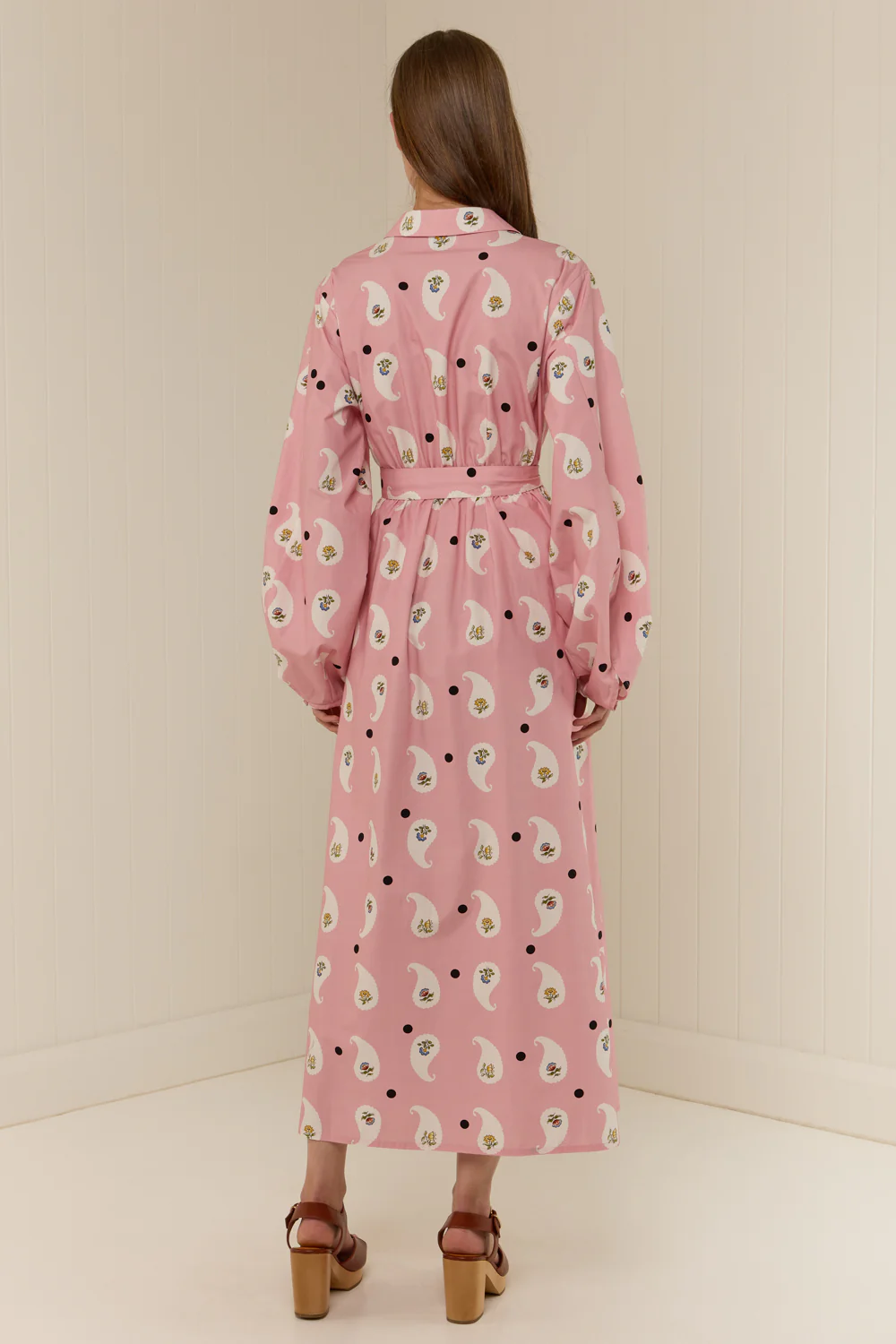 Emily Shirt Dress Bicheno Paisley - Image 4