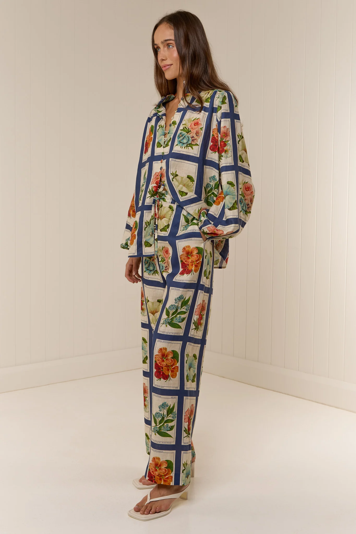 Hallie Pants Vintage Botanical - Image 3