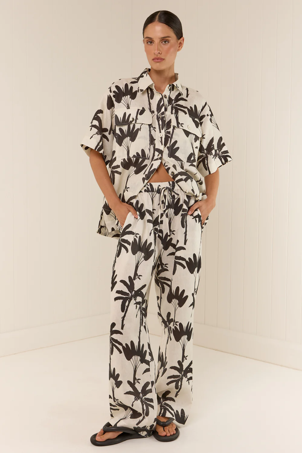 Hallie Pants Madagascar Palms - Image 3