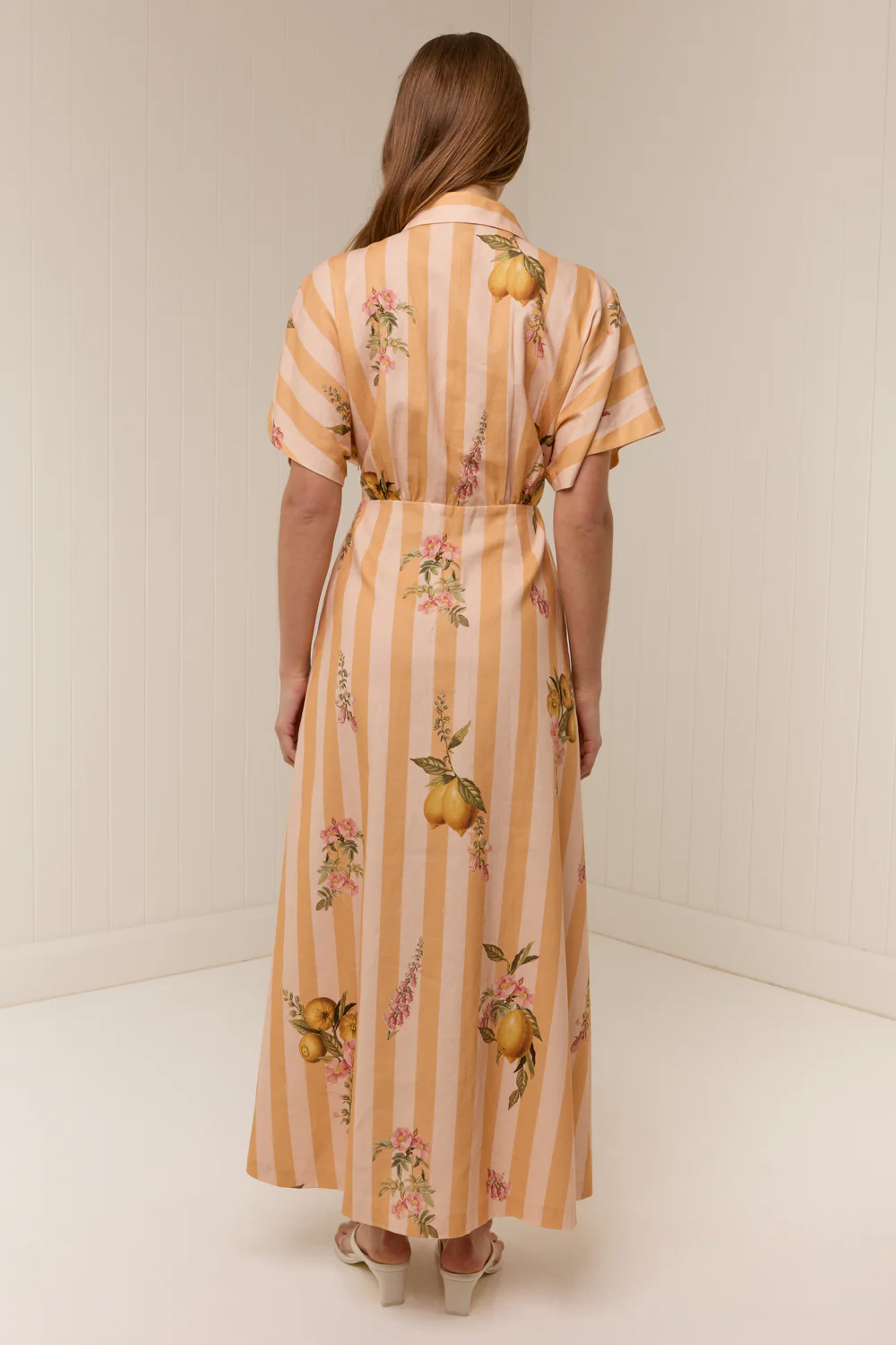Jasmine Dress Citrus Stripe - Image 5