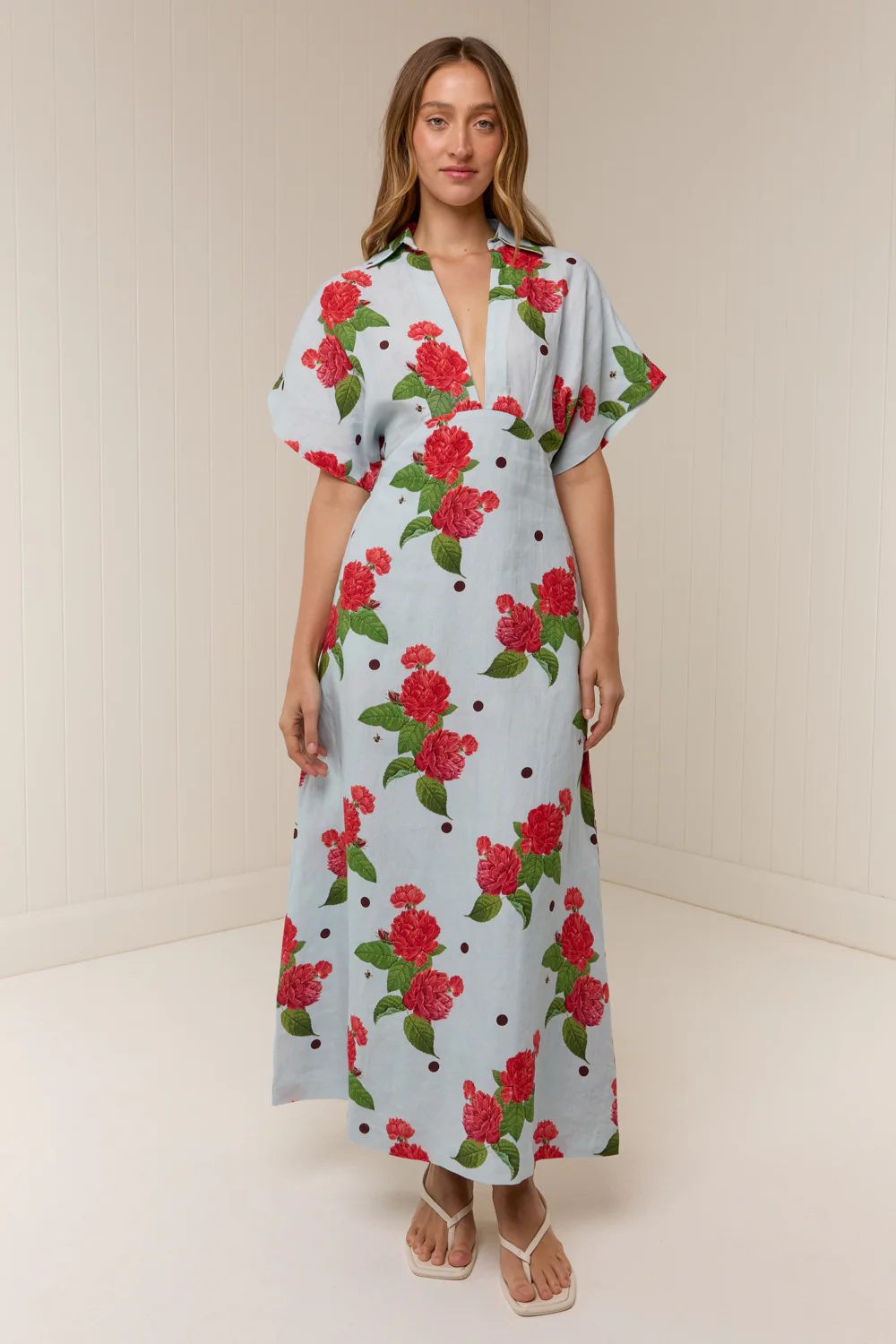 Jasmine Dress Sky Garden