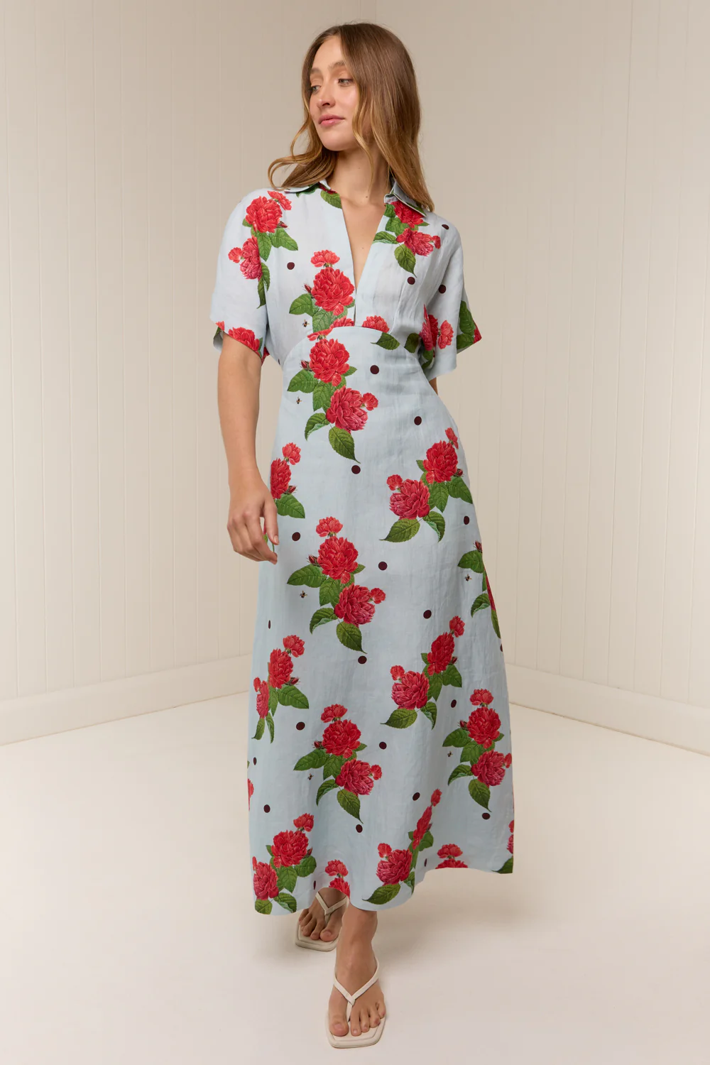 Jasmine Dress Sky Garden - Image 3