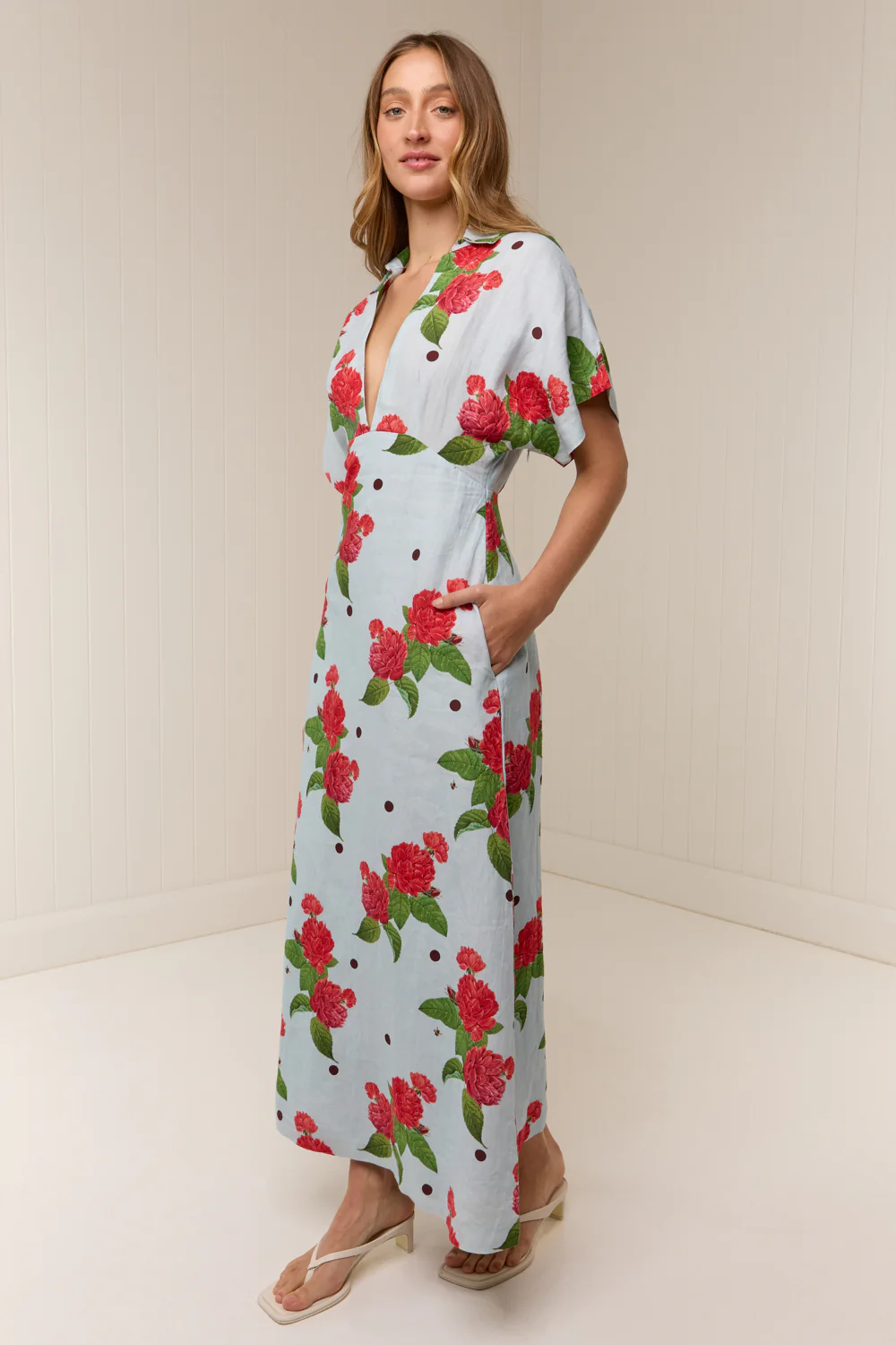 Jasmine Dress Sky Garden - Image 4