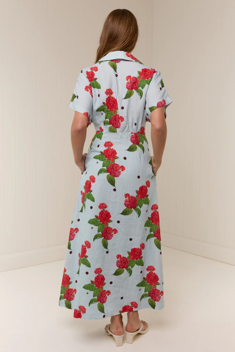 Jasmine Dress Sky Garden - Image 5