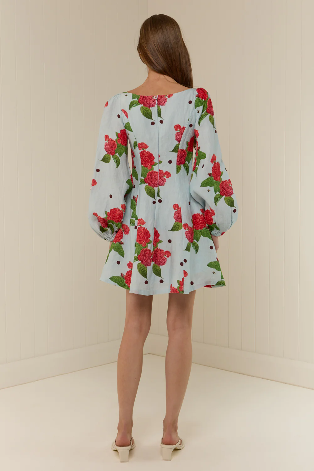 Kendall Mini Dress Sky Garden - Image 4