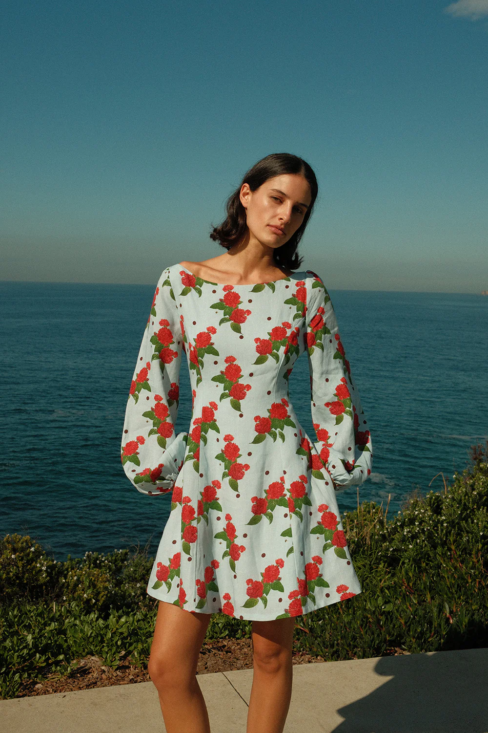 Kendall Mini Dress Sky Garden - Image 6