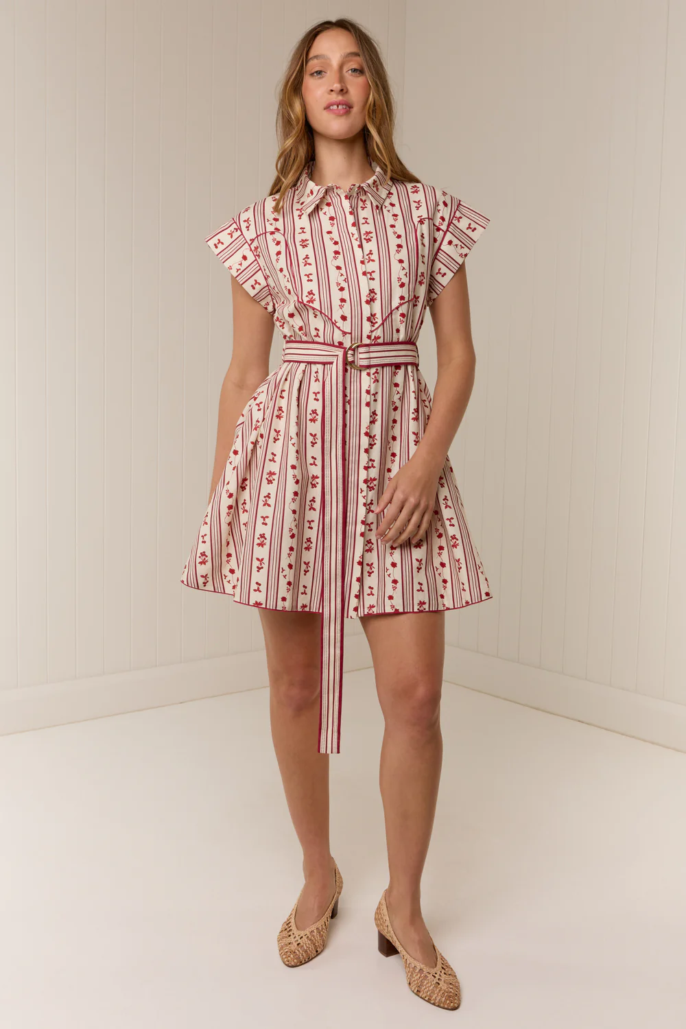 Manon Mini Dress Raye Fleur