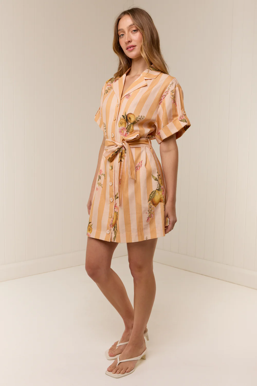 Rey Dress Citrus Stripe - Image 5