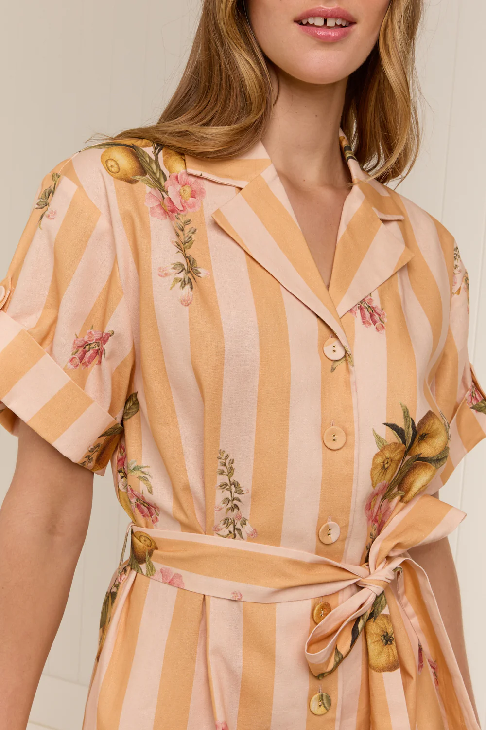 Rey Dress Citrus Stripe - Image 6