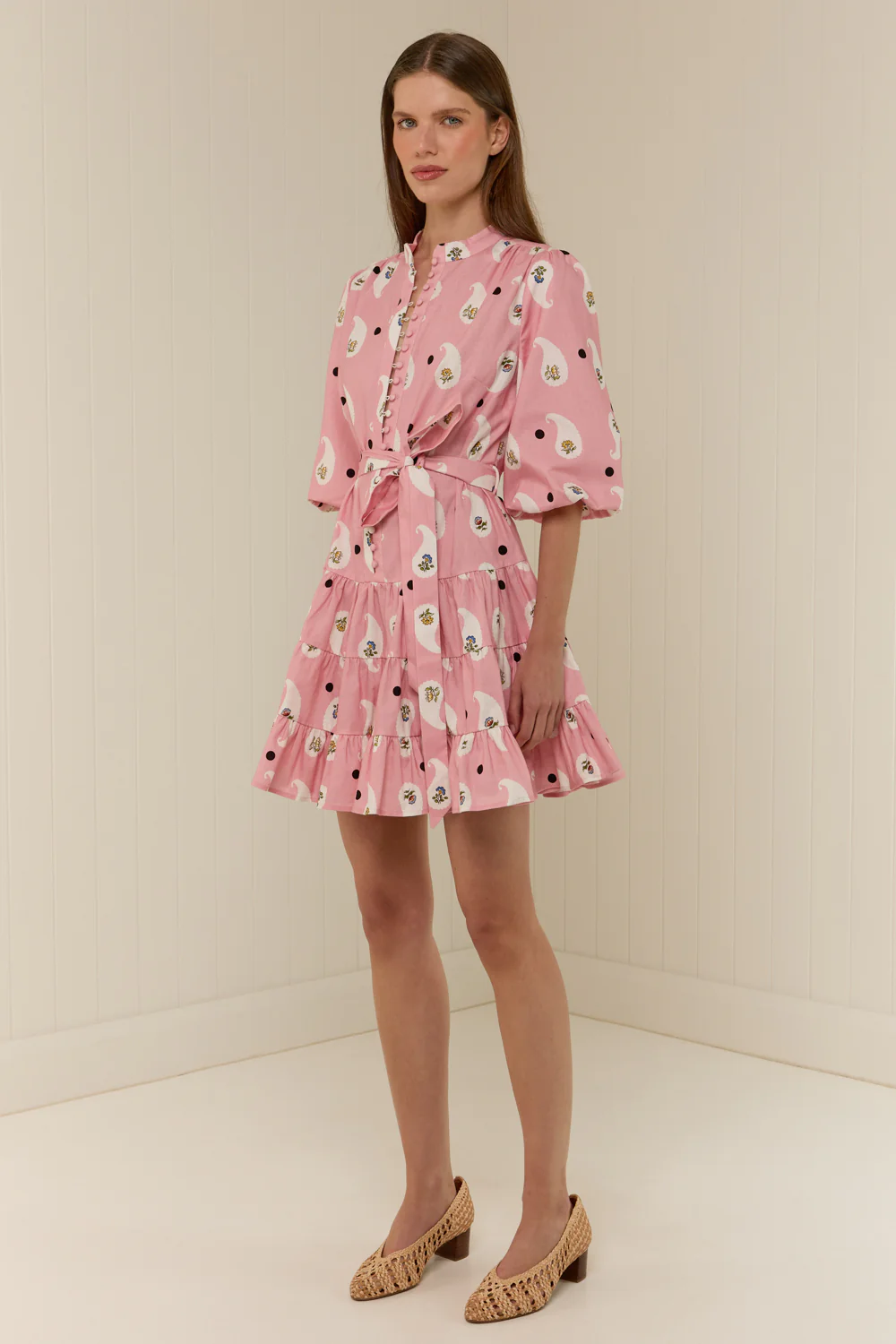 Ruba Mini Dress Bicheno Paisley - Image 3
