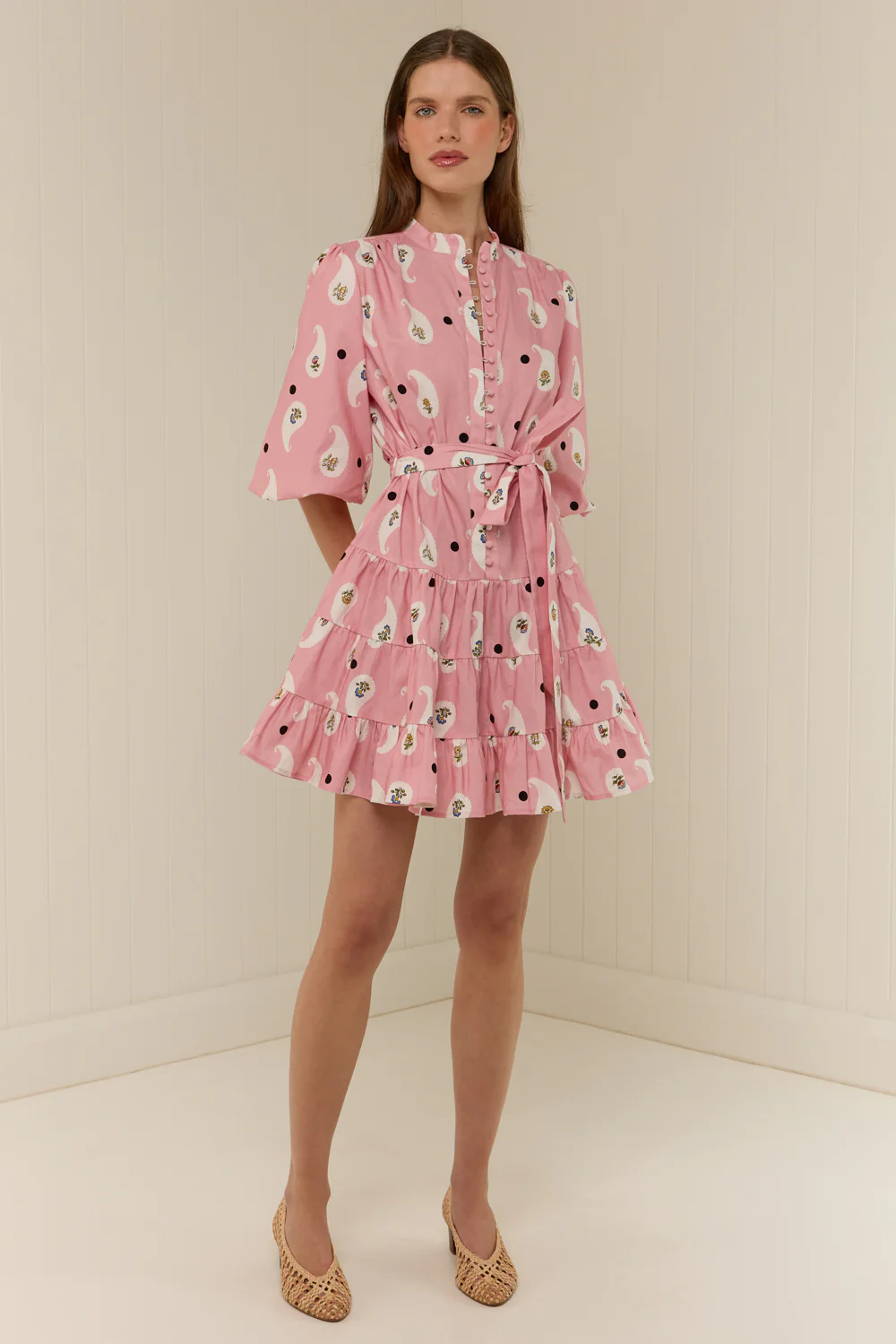 Ruba Mini Dress Bicheno Paisley - Image 5