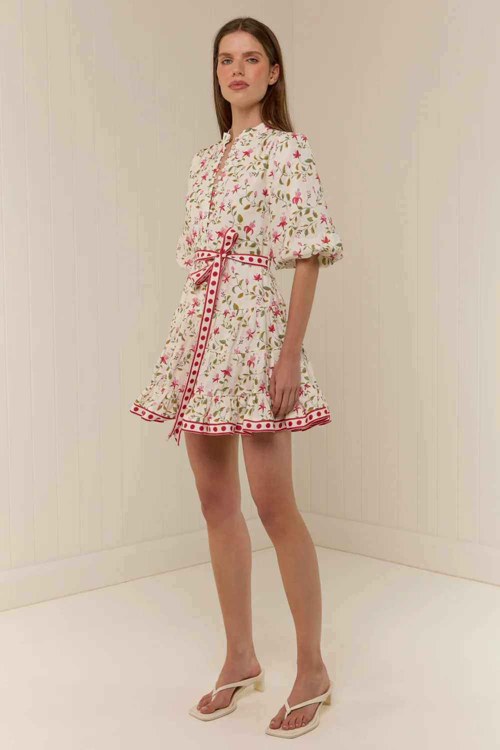 Ruba Mini Dress Pink Petals - Image 3