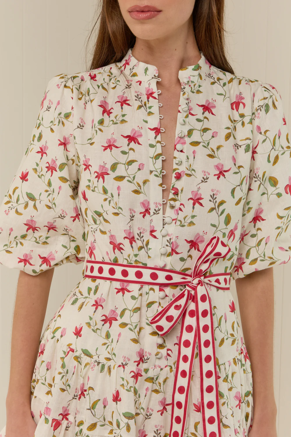 Ruba Mini Dress Pink Petals - Image 5