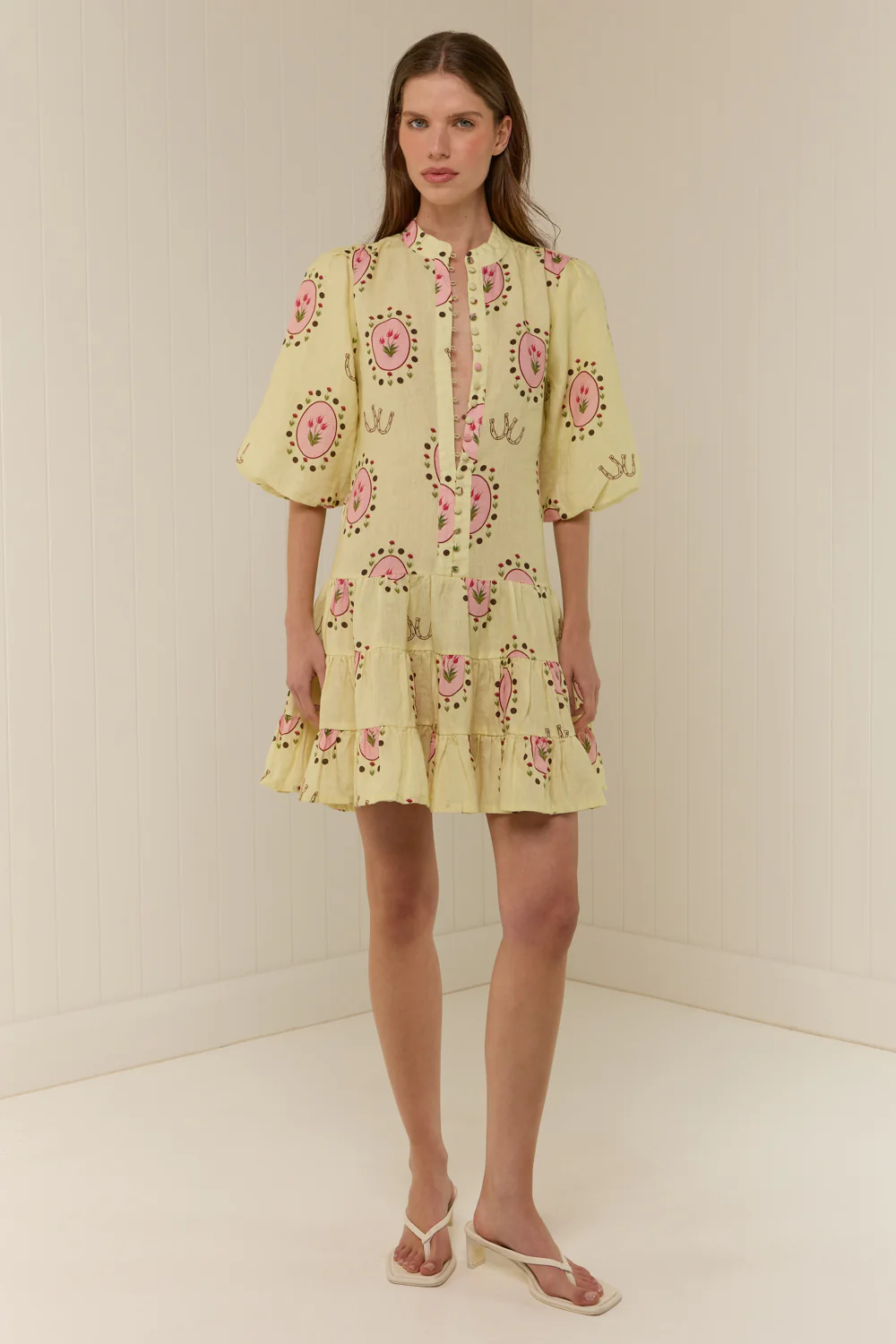 Ruba Mini Dress Savanna Tile - Image 5