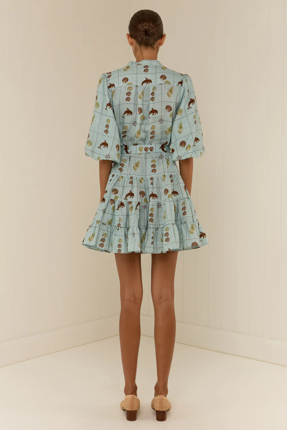 Ruba Mini Dress Seashell Tile - Image 4