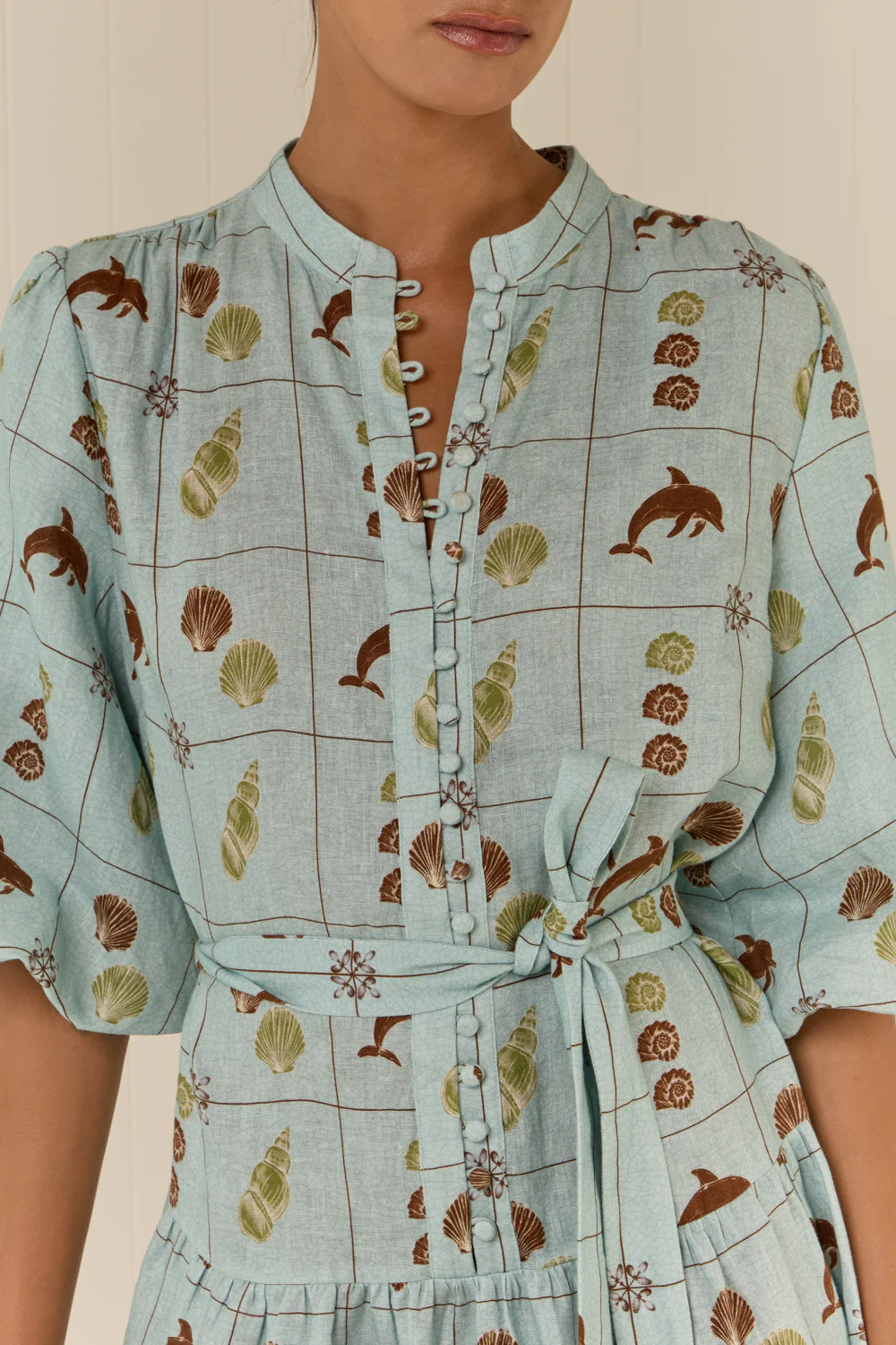 Ruba Mini Dress Seashell Tile - Image 7