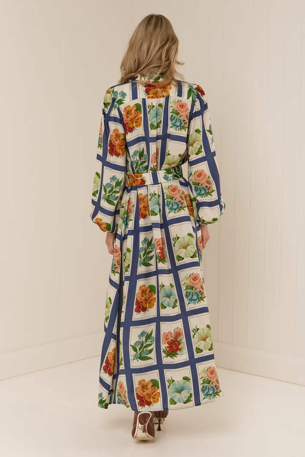 Tessie Dress Vintage Botanical - Image 5